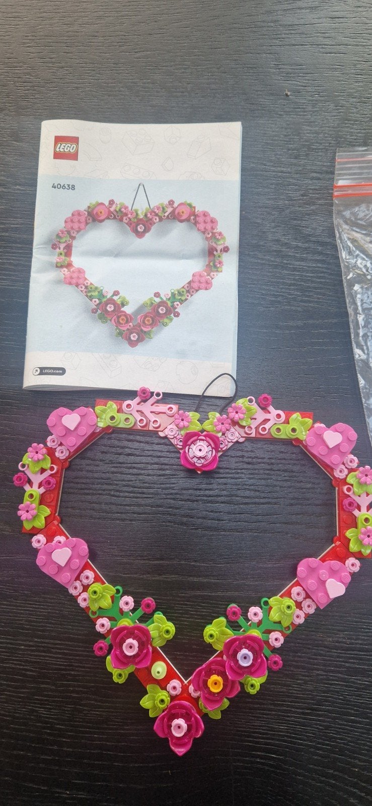 Lego Hart (40638) - Decoratief Bouwpakket, Kinderen en Baby's, Overige thema's, Lego, Inclusief instructies, Ophalen of Verzenden