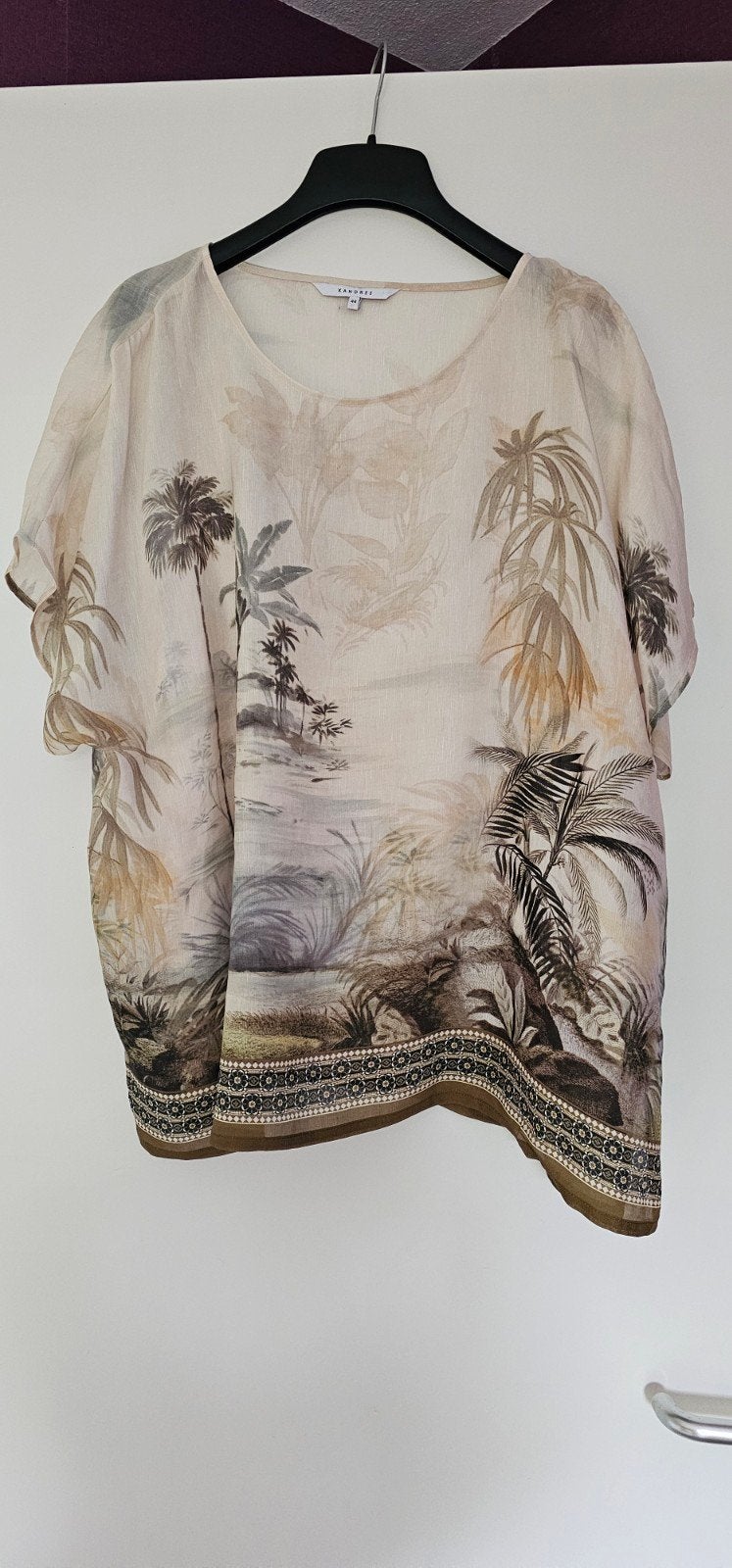 Xandres top blouse maat 44 als nieuw, Ophalen of Verzenden, Zo goed als nieuw, Maat 42/44 (L)