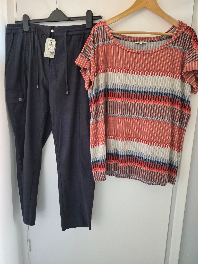 nieuwe broek sandwich maat 44 + zgan tshirt sandwich xxl 46, Blauw, Maat 46/48 (XL) of groter, Nieuw, Ophalen of Verzenden