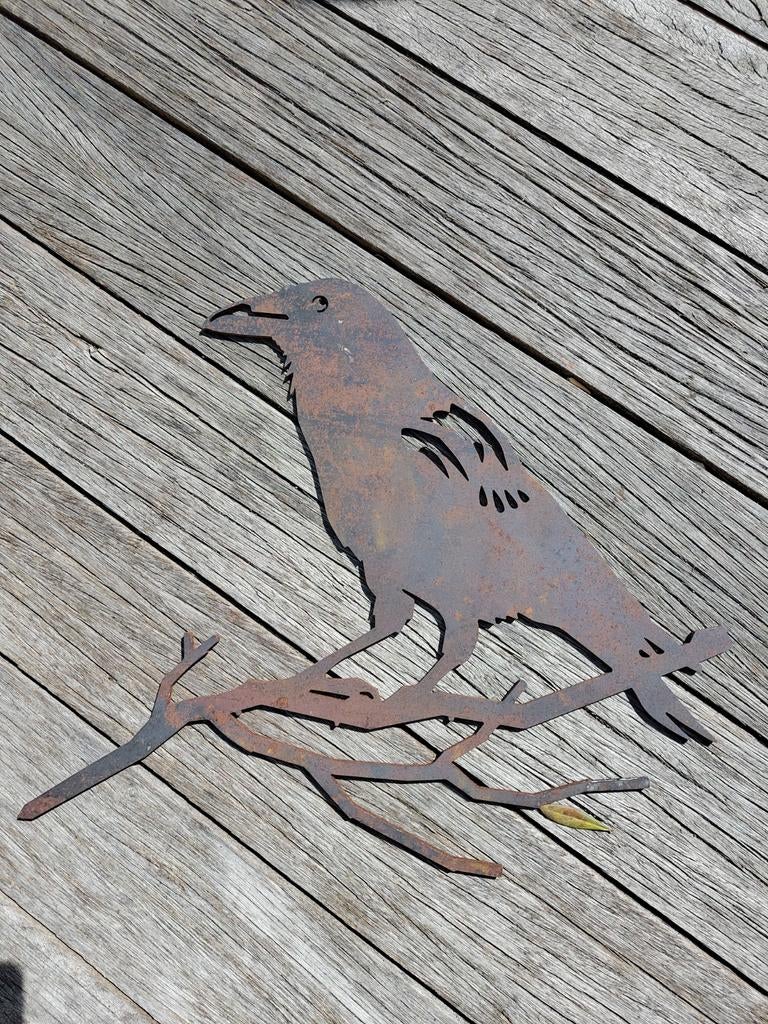 Metalbird nieuw Raaf, Tuin en Terras, Ophalen of Verzenden, Nieuw, Metaal