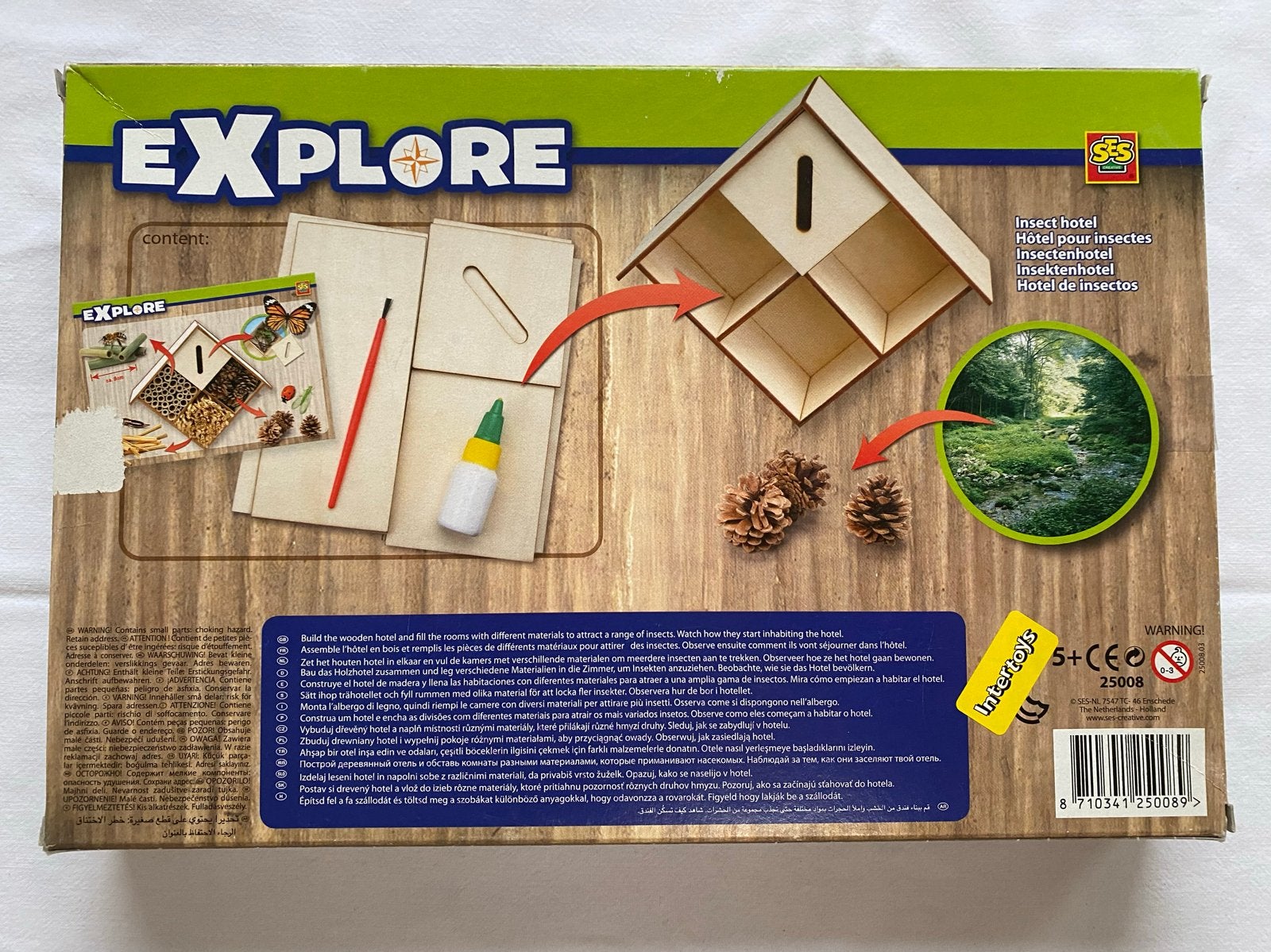 DIY Insectenhotel Bouwpakket - Explore, Ophalen, Dieren, Nieuw, Hout