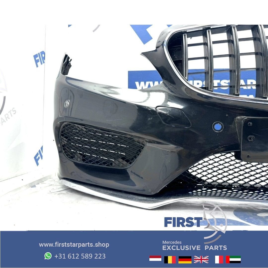 W212 BUMPER FACELIFT AMG Voorbumper COMPLEET Mercedes 2012-2, Gebruikt, -, Voor, Ophalen of Verzenden