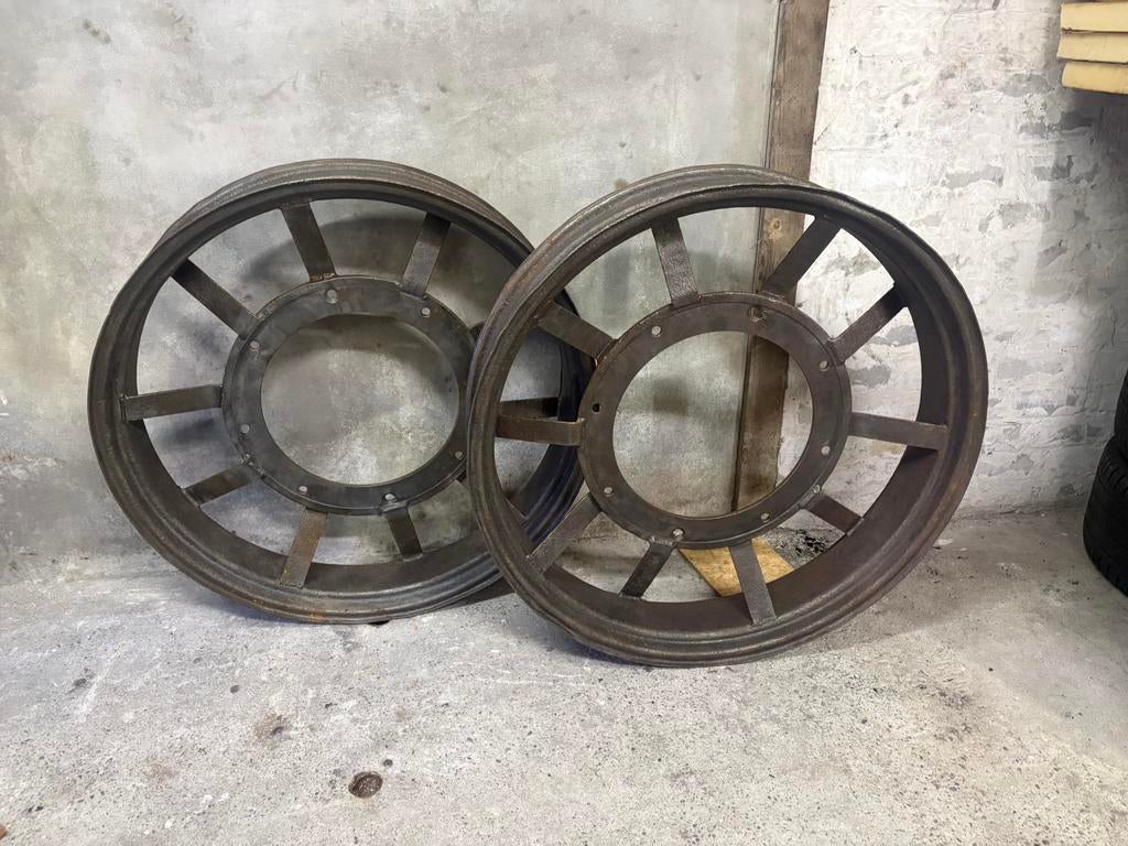 Lanz bulldog alzweck velgen stalen velgen, Ophalen, Gebruikt, Oldtimer onderdelen