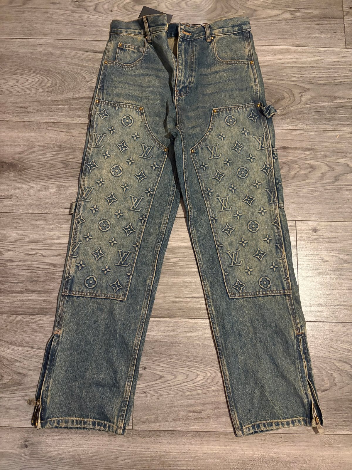 Louis Vuitton denim spijkerbroek maat 28 - Nieuw, Ophalen of Verzenden, Nieuw, Maat 34 (XS) of kleiner, Blauw