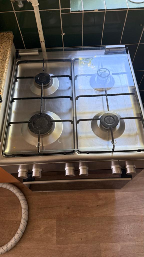 Bosch Vrijstaand Gasfornuis met Oven, 60 cm of meer, Zo goed als nieuw, Gas, Vrijstaand