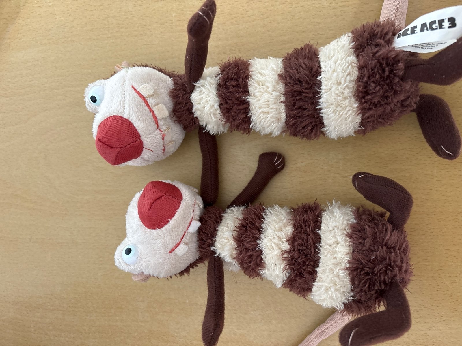 Ice Age 3 Knuffels - Complete set van 8, Ophalen, Overige merken, Disney, Middelgroot (20 tot 80 cm)