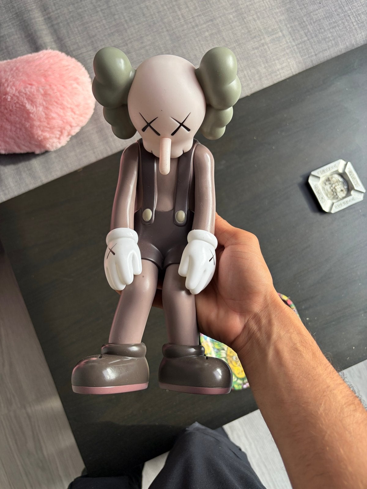 KAWS Small Lie Companion Bruin Beeld - Medicom Toy, Ophalen of Verzenden, Zo goed als nieuw