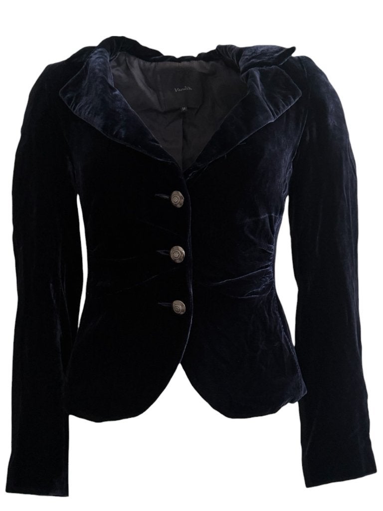 Vanilia blazer XS, Kleding | Dames, Zwart, Ophalen of Verzenden, Zo goed als nieuw, Maat 34 (XS) of kleiner