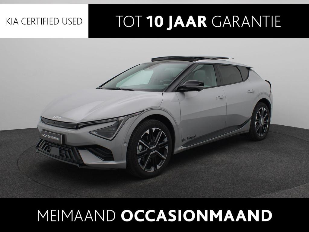 Kia EV6 GT-Line 84 kWh Pano Dak | 360 Camera | Stoelverwarmi, Auto's, Kia, Achterwielaandrijving, Zwart, 1960 kg, Origineel Nederlands