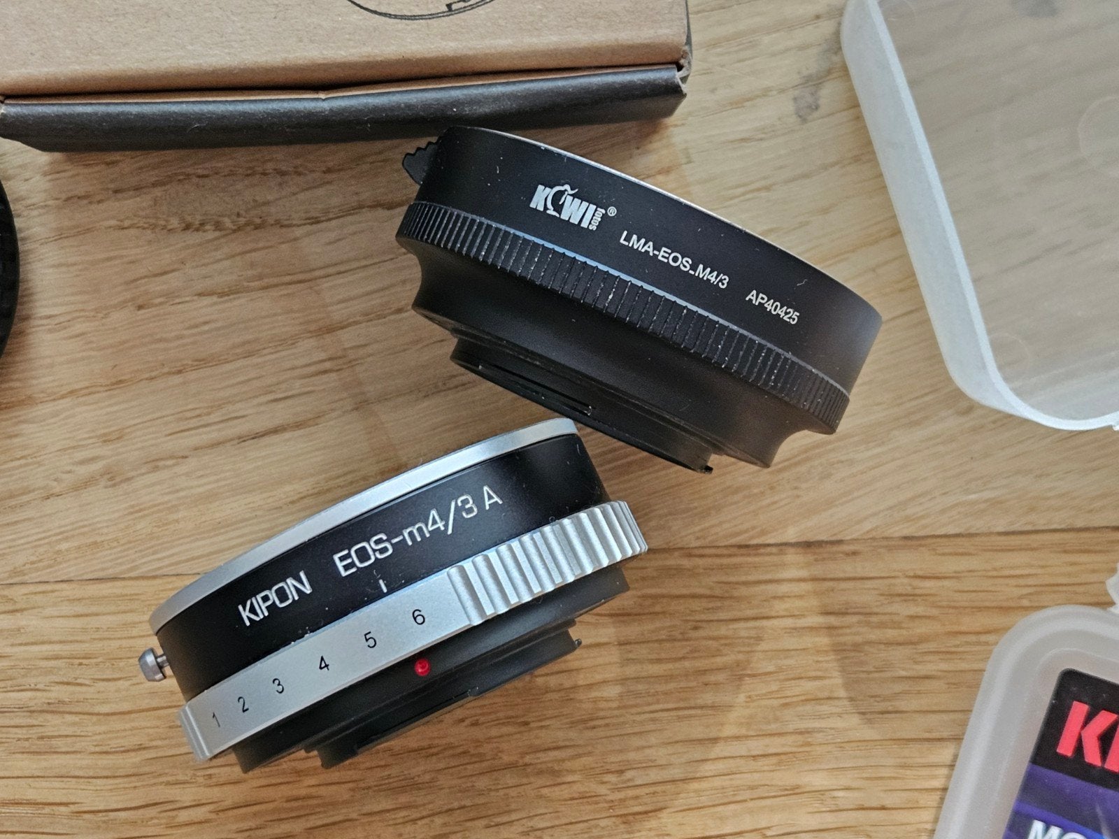 Eos naar m43 adapters. Kipon en K&F Lens Mount Adapters, Ophalen of Verzenden, Zo goed als nieuw, Overige typen