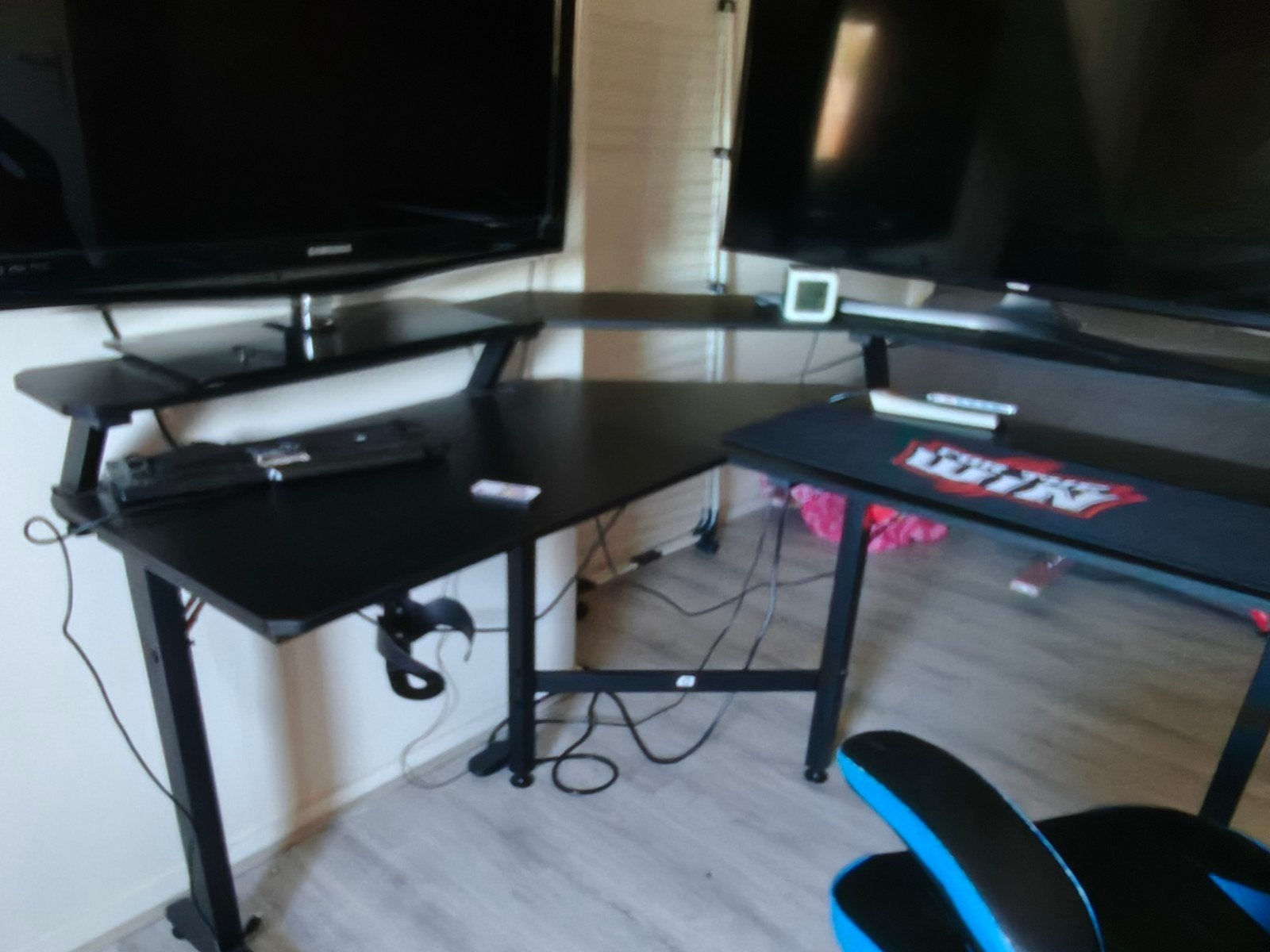 gamerBureau metAfstandsbedivoor LED-verlichting, Ophalen of Verzenden, Gebruikt
