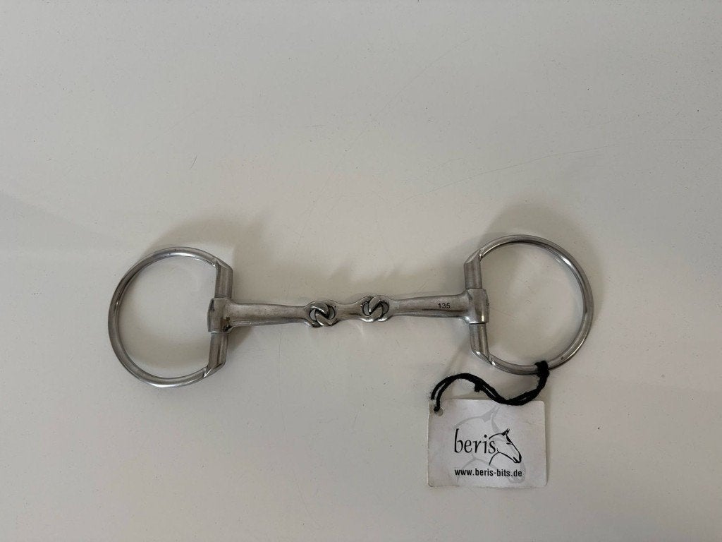Beris dubbelgebroken trens 13,5, Ophalen of Verzenden, Nieuw, Dressuur