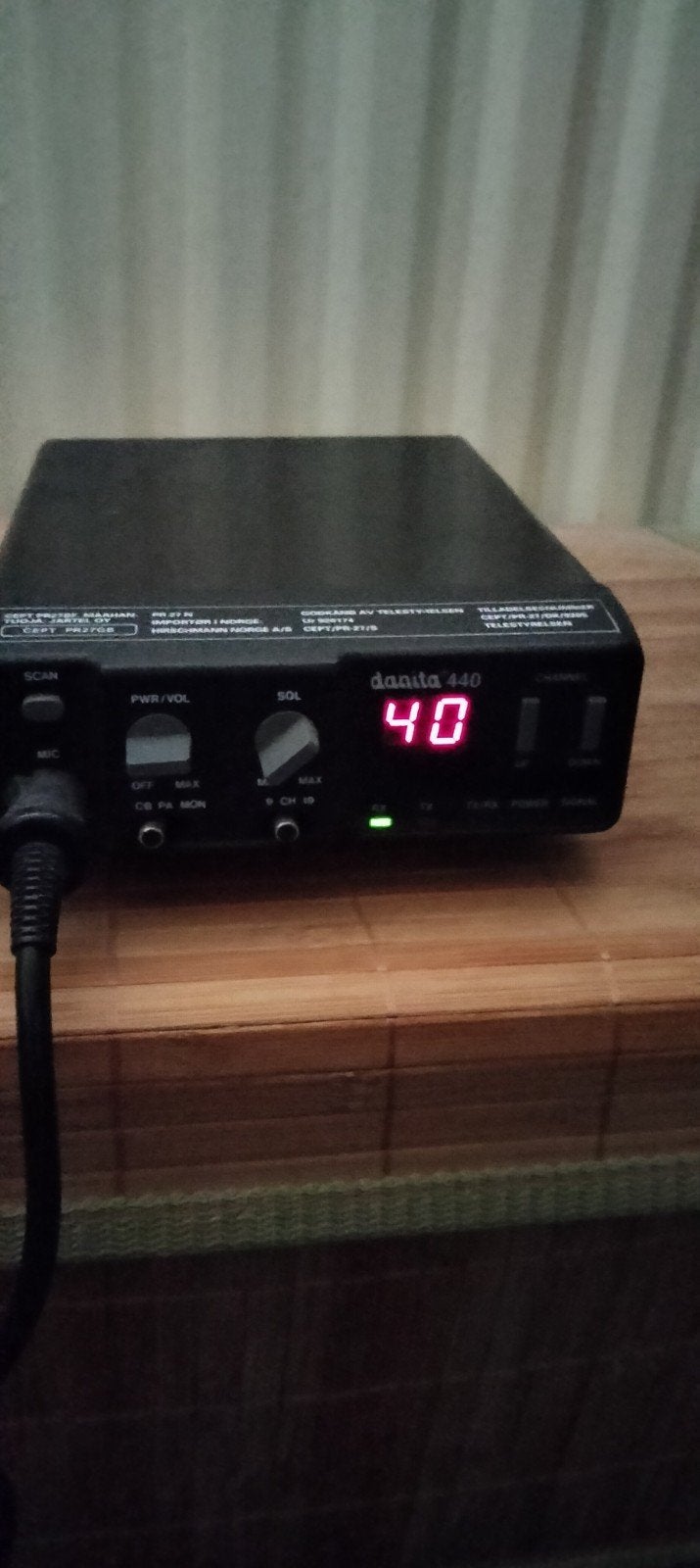 mobiele bak danita 440 !! € 25!!, Telecommunicatie, Ophalen, Gebruikt, Zender en Ontvanger