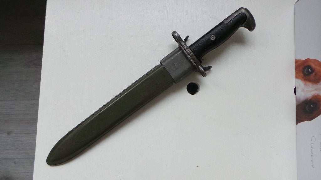 M1 Garant bayonet, Verzamelen, Militaria | Algemeen, Ophalen of Verzenden, Landmacht, Overige gebieden, Overige typen