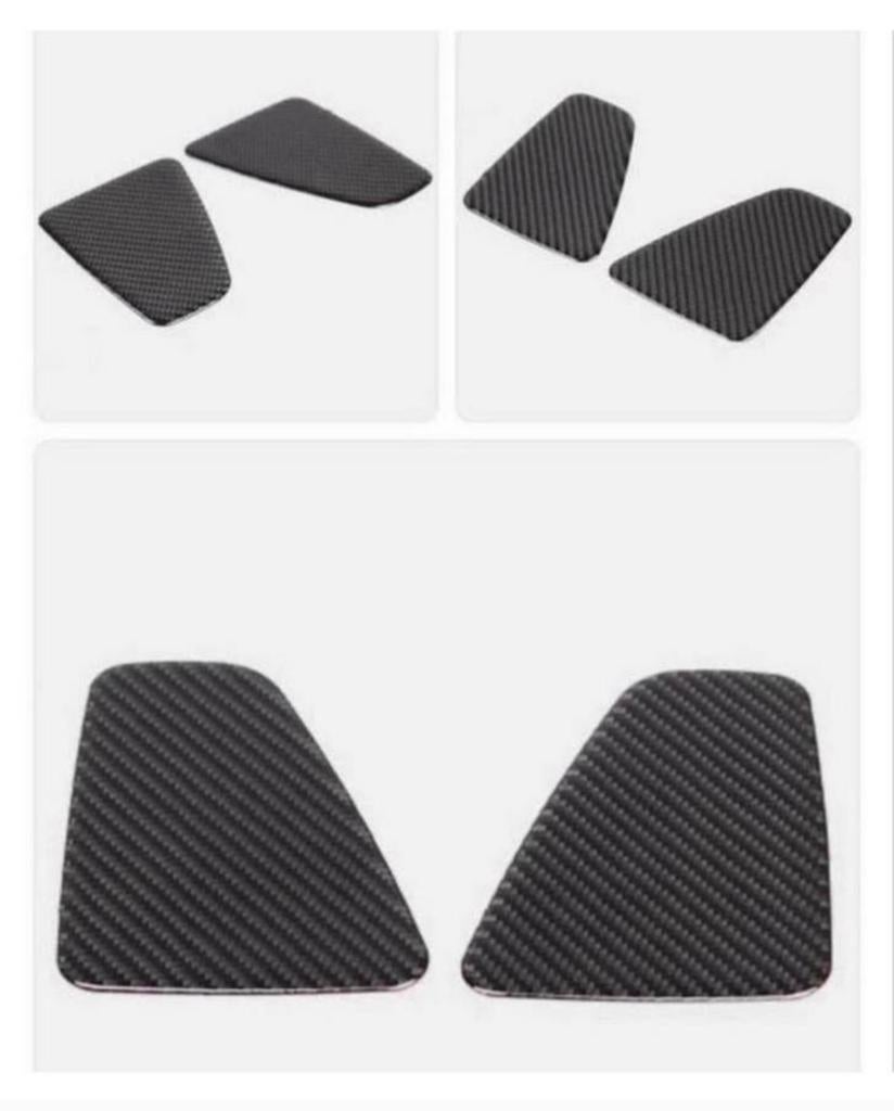 Fiat 500 Abarth 595 Carbon achterlicht cover kap-sticker set, Auto diversen, Autostickers, Ophalen of Verzenden, H, H, H