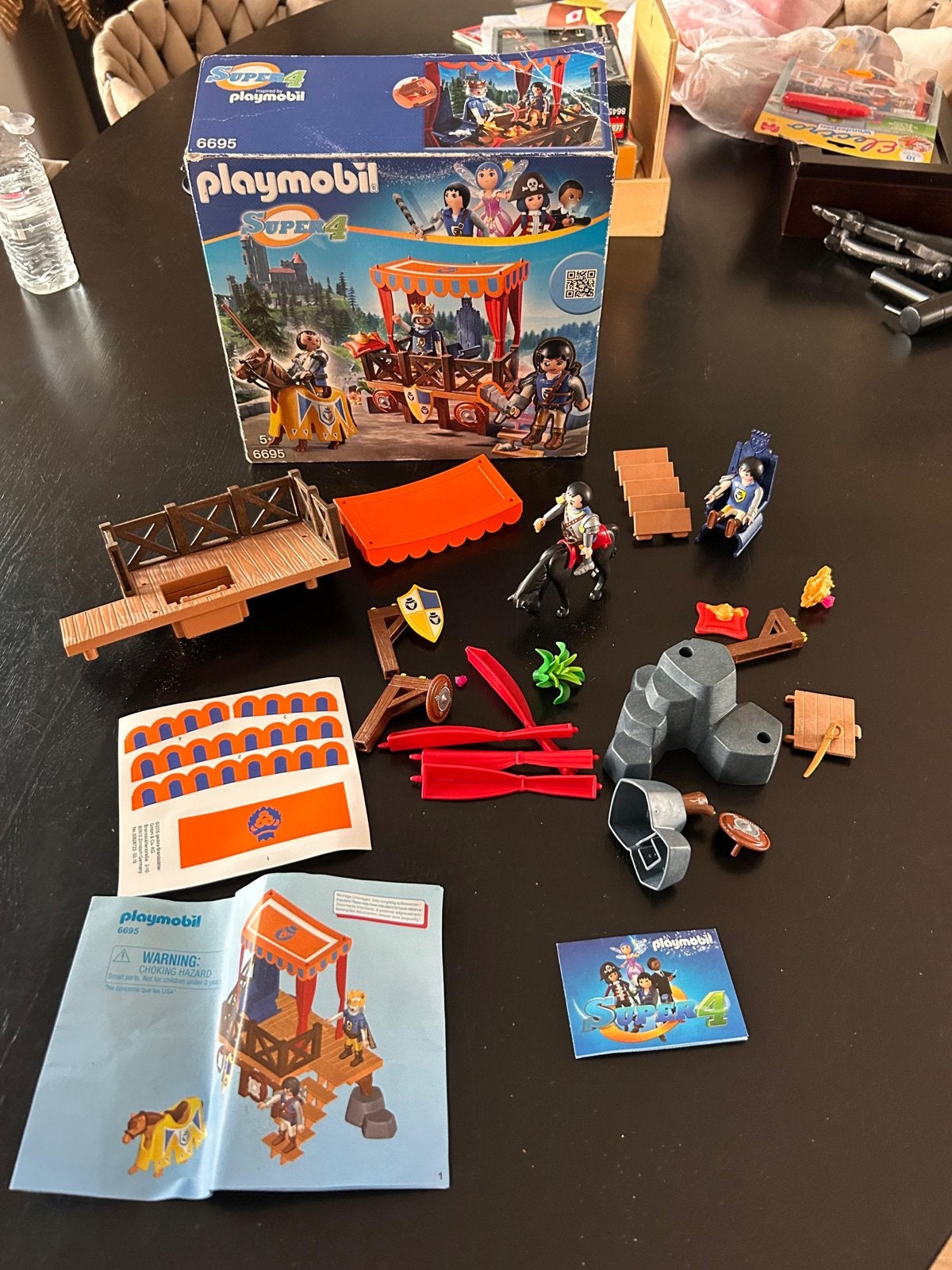 Playmobil Super 4 Koninklijke Wapenwagen 6695, Ophalen, Zo goed als nieuw, Jongen of Meisje