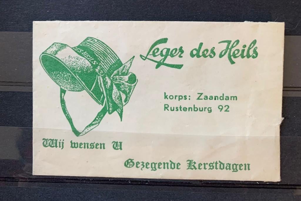 Sluitzegel Leger Des Heils #6, Postzegels en Munten, Verzenden, Na 1940, Gestempeld