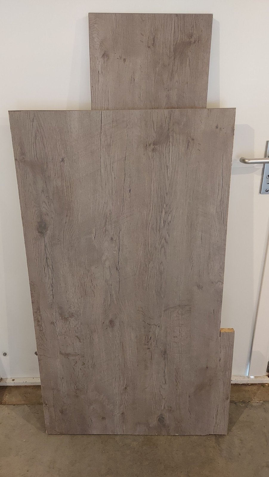 Grijs eiken fineer bladen 28mm dik, Ophalen, Nieuw, Overige materialen, 20 tot 50 mm