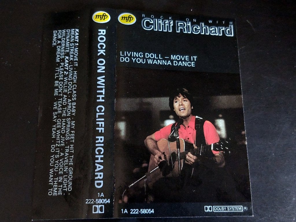 CLIFF RICHARD - ROCK ON WITH CLIFF (MC), 1 bandje, Ophalen of Verzenden, Zo goed als nieuw, Origineel