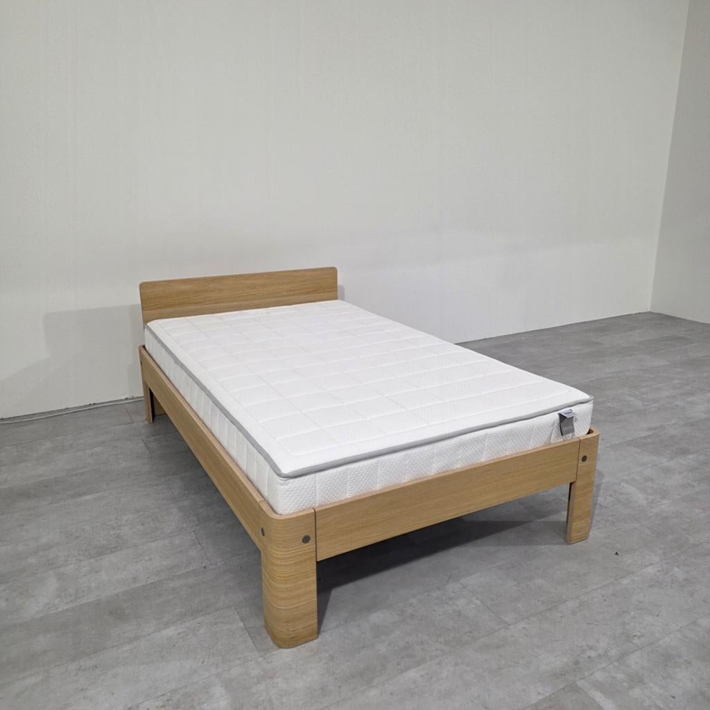 Auping Auronde Bed Twijfelaar 120x200 Elektrisch 1M, Huis en Inrichting, Verstelbaar, Ophalen of Verzenden, Twijfelaar, 120 cm