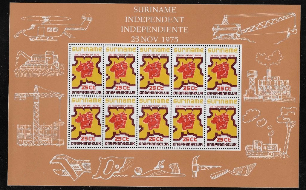 Suriname Michel KB 702-704 postfris, Ophalen of Verzenden, Postfris
