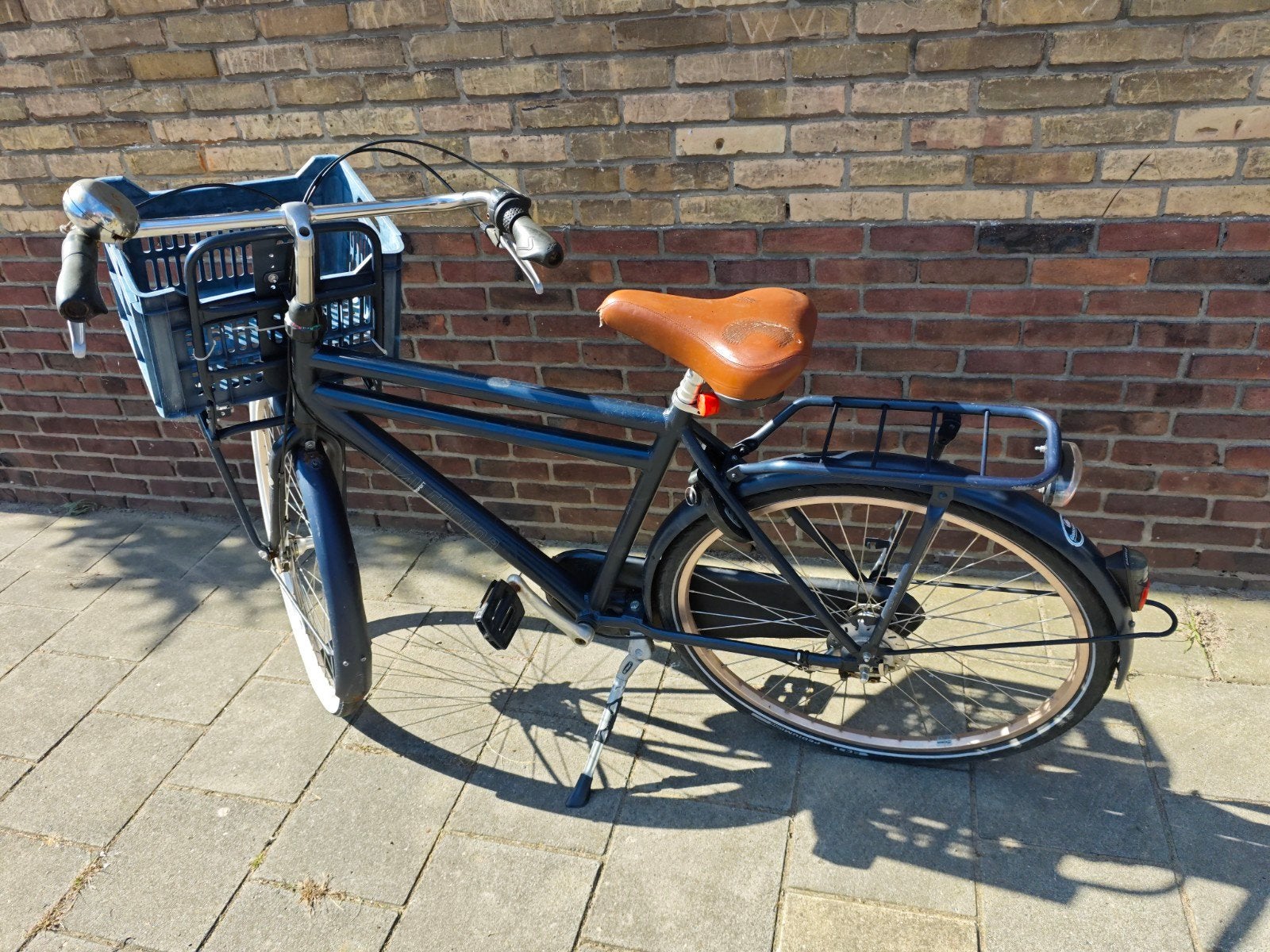 Cortina Transportfiets - Gebruikt, met mandje, Gebruikt, Versnellingen, 57 tot 61 cm, Trommelrem