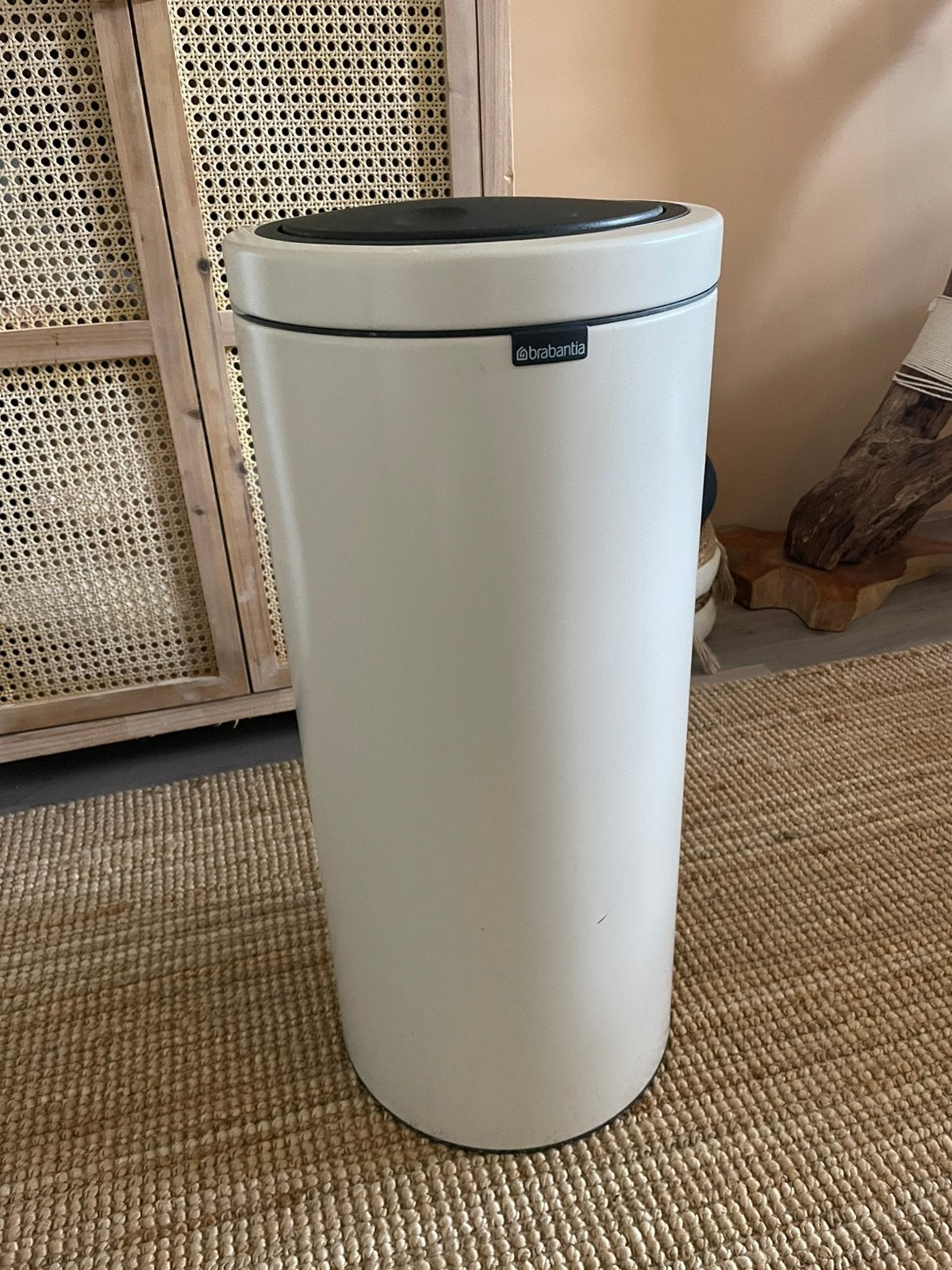 Mooie Brabantia touch bin zgan 30 liter, Ophalen, Zo goed als nieuw, Rvs