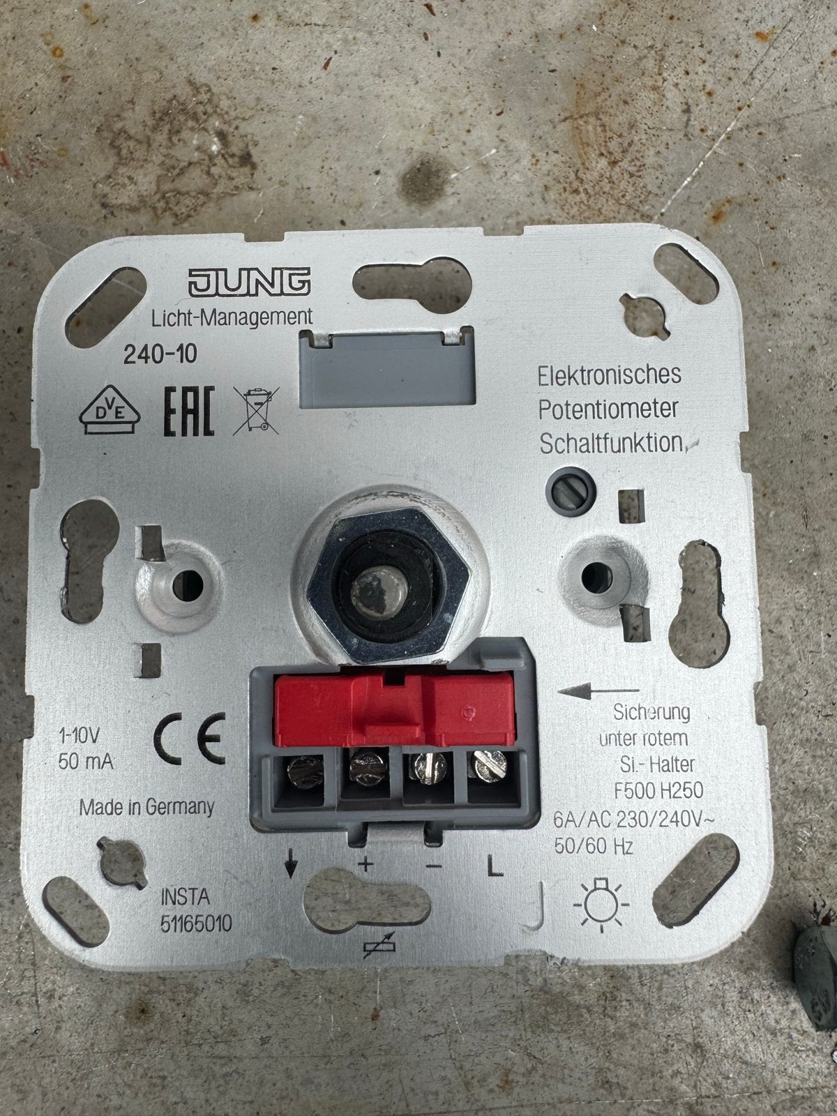 JUNG Elektronisches Potentiometer 240-10 (80 stuks) compleet, Doe-het-zelf en Verbouw, Ophalen, Gebruikt, Jung, Dimmer