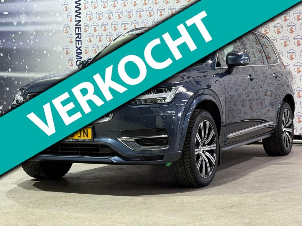 Volvo XC90 2.0 T8 Recharge AWD Inscription Exclusive |Pano|H, Auto's, Volvo, 12 maanden, Gebruikt, 4 cilinders, Blauw