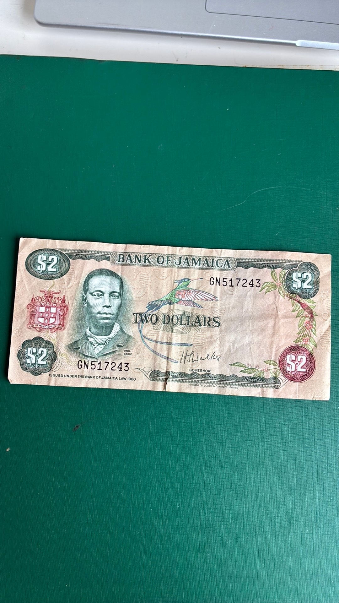 Jamaica 2 dollars, Ophalen of Verzenden, Noord-Amerika