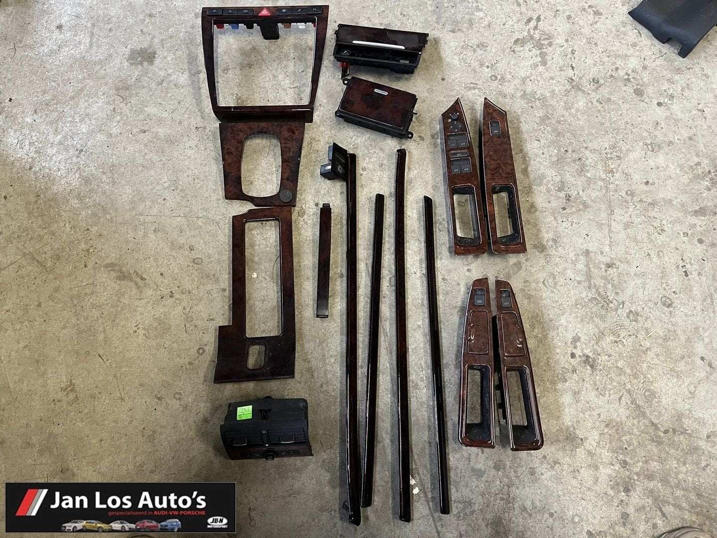 Interieurlijsten set Audi A8 D2 notenbomen hout, Auto-onderdelen, Interieur en Bekleding, Gebruikt, -, -, -