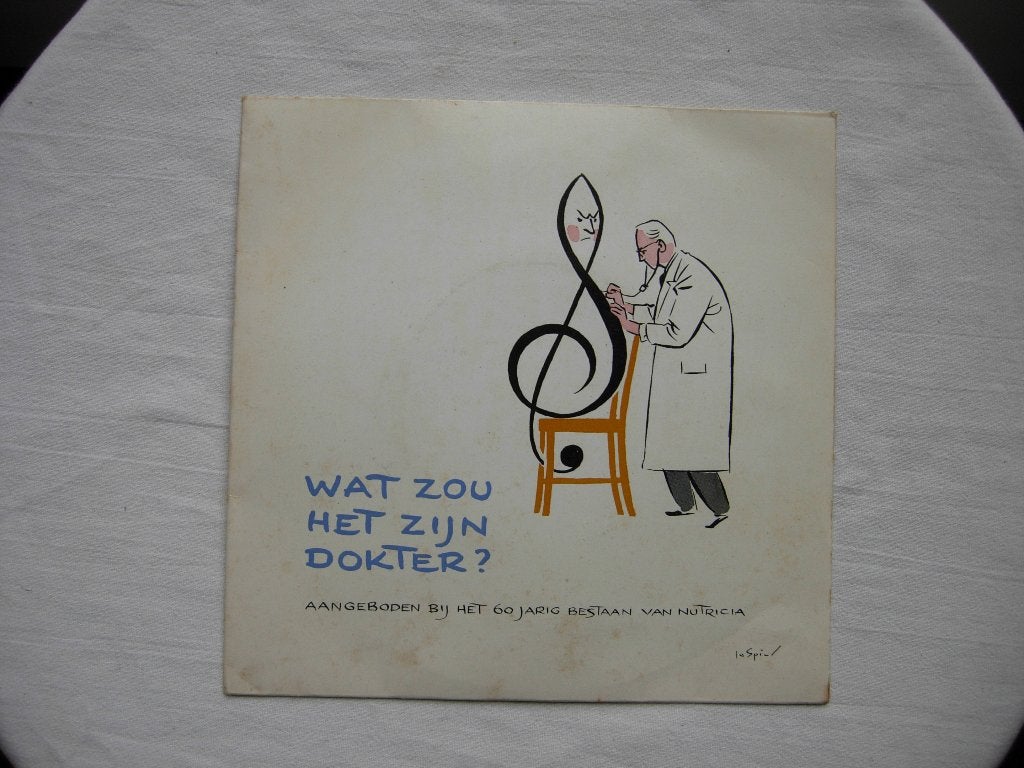 Jo Spier Wat zou het zijn dokter Nutricia Grammofoonplaat, Gelezen, Artiest, Ophalen of Verzenden, Jo Spier