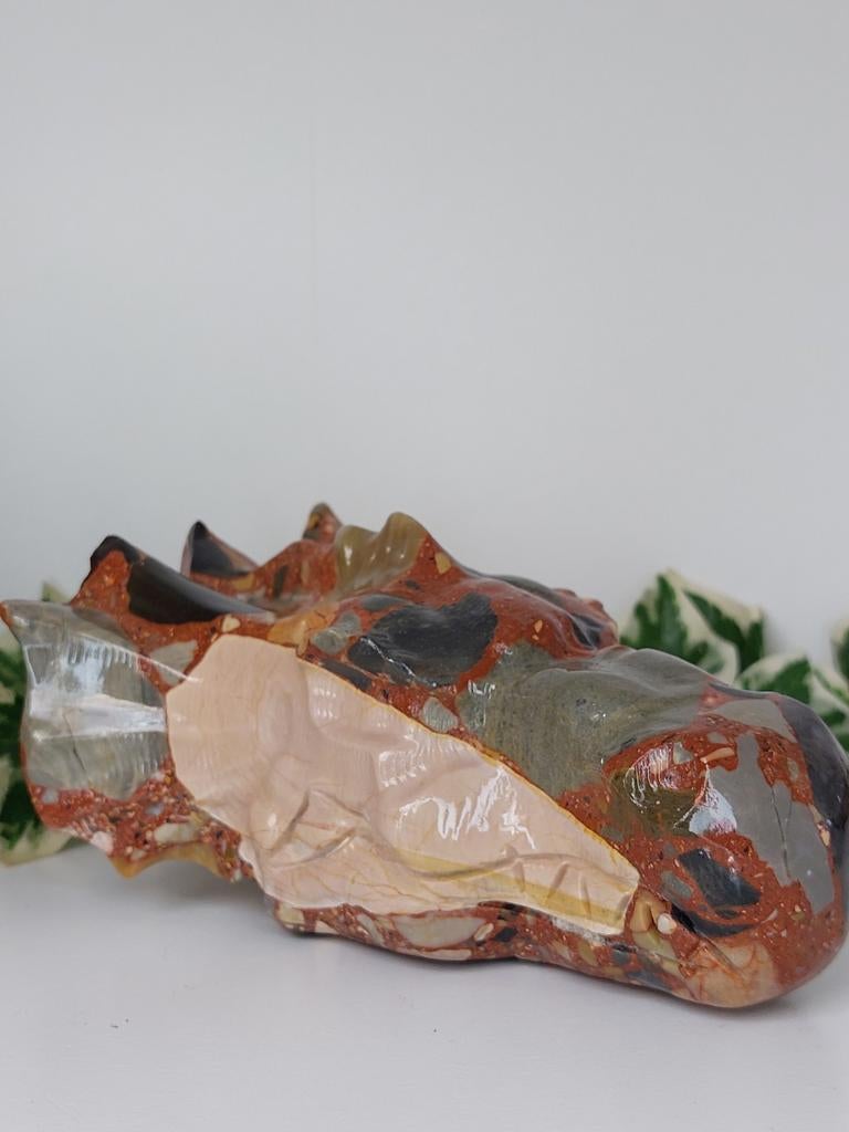 Conglomeraat-breccie draak 14cm, Ophalen of Verzenden, Nieuw
