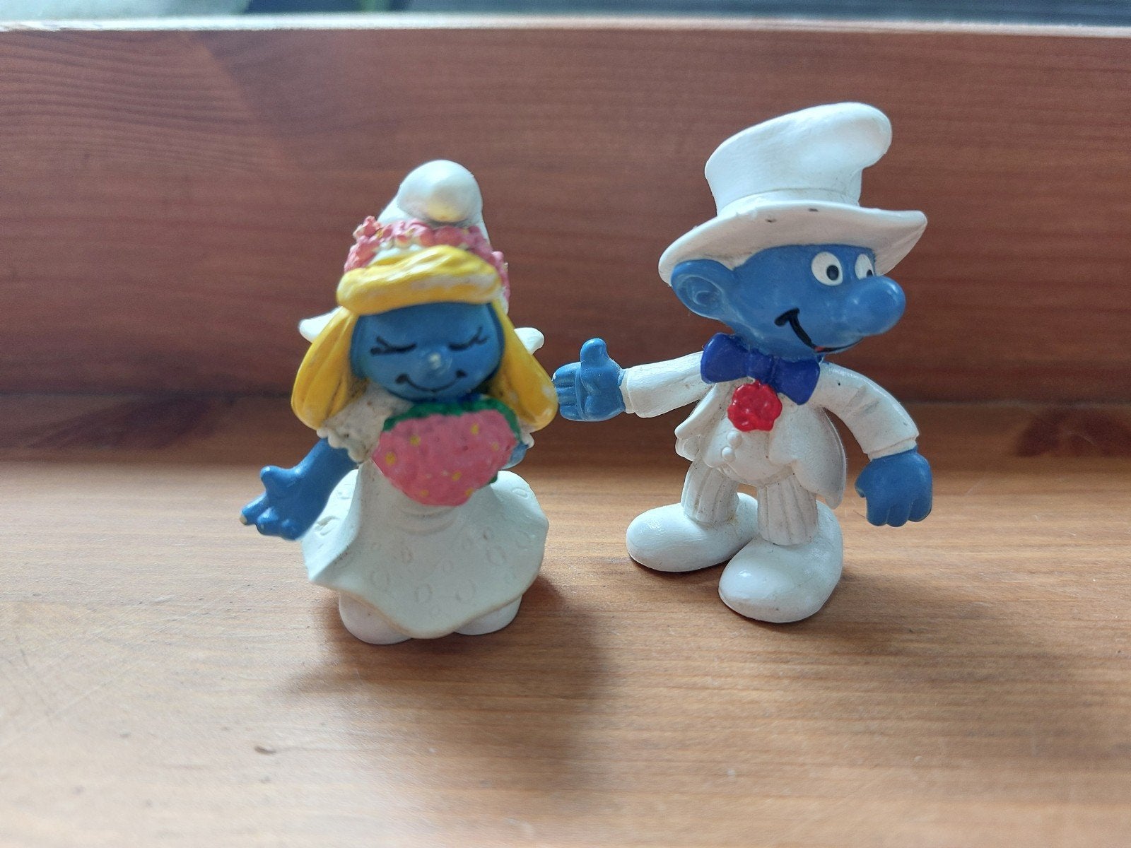 Bruid en bruidegom smurf 20412 & 20413 De Smurfen, Ophalen of Verzenden, Zo goed als nieuw
