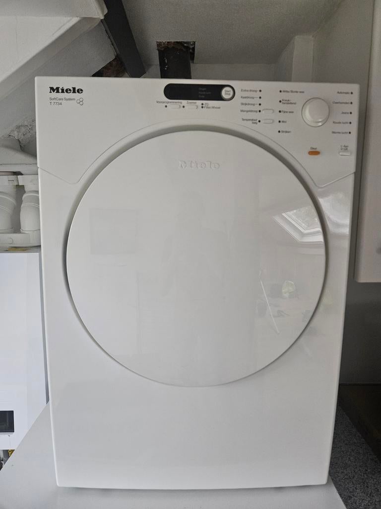 Miele T7734 SoftCare Wasdroger, Witgoed en Apparatuur, Wasdrogers, Ophalen, 6 tot 8 kg, Gebruikt, Luchtafvoer