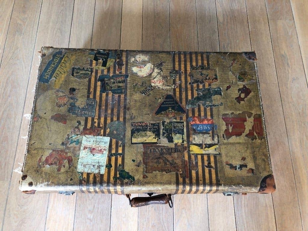 Klassieke Reiskoffer, Antiek en Kunst, Curiosa en Brocante, Ophalen