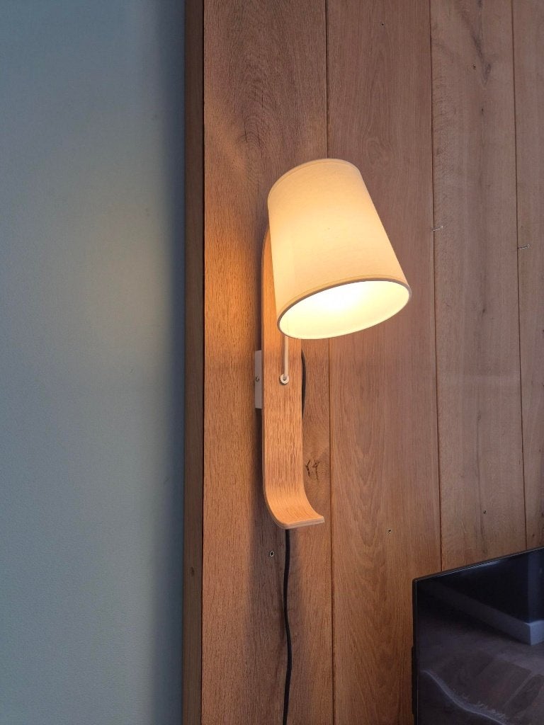 Wandlamp, Scandinavische stijl, Huis en Inrichting, Ophalen of Verzenden, Gebruikt, Stof, Scandinavisch
