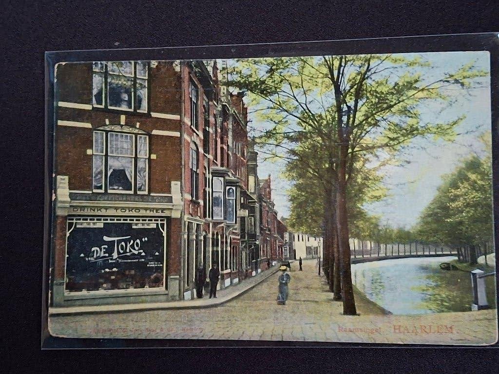 Raamsingel, Haarlem - Gelopen, Ophalen of Verzenden, Voor 1920, Gelopen, Noord-Holland