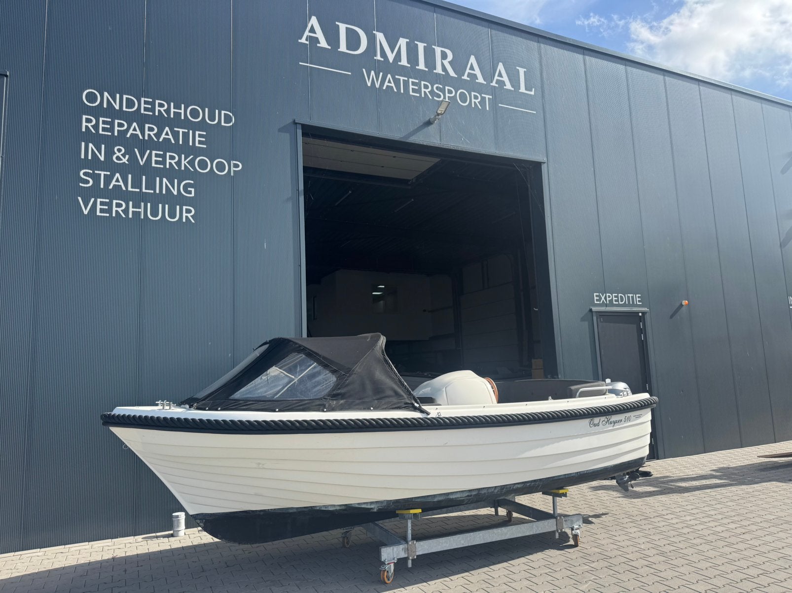 Oudhuijzer 510 - Yamaha 20pk(powertrim), Gebruikt, Westrak 15, Oudhuijzer, Ophalen of Verzenden