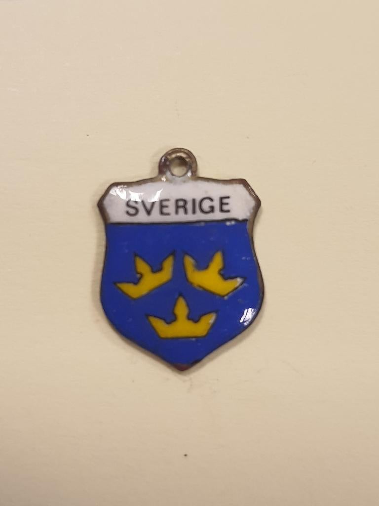 Emaille bedel sverige, Overige merken, Overige materialen, Gebruikt, Ophalen of Verzenden