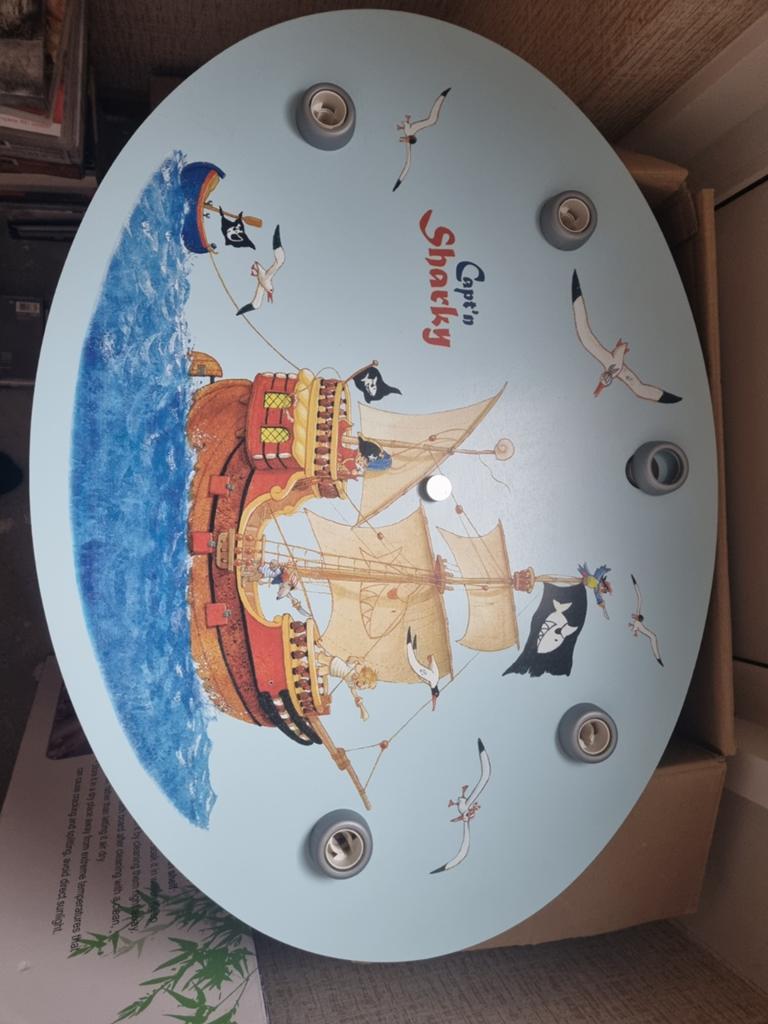 Captain Sharky Plafondlamp Kinderkamer, Ophalen, Gebruikt, Kinderkamer, Avontuurlijk, Piraat