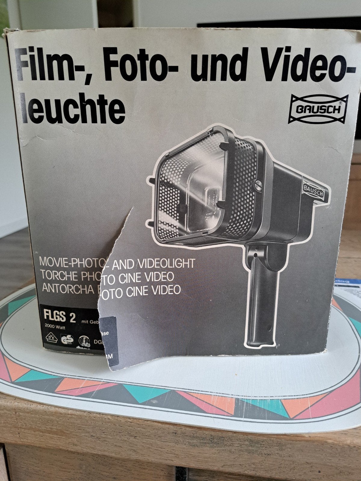 Bausch Film- en Fotolamp FLGS 2 met 2 standen, Ophalen of Verzenden