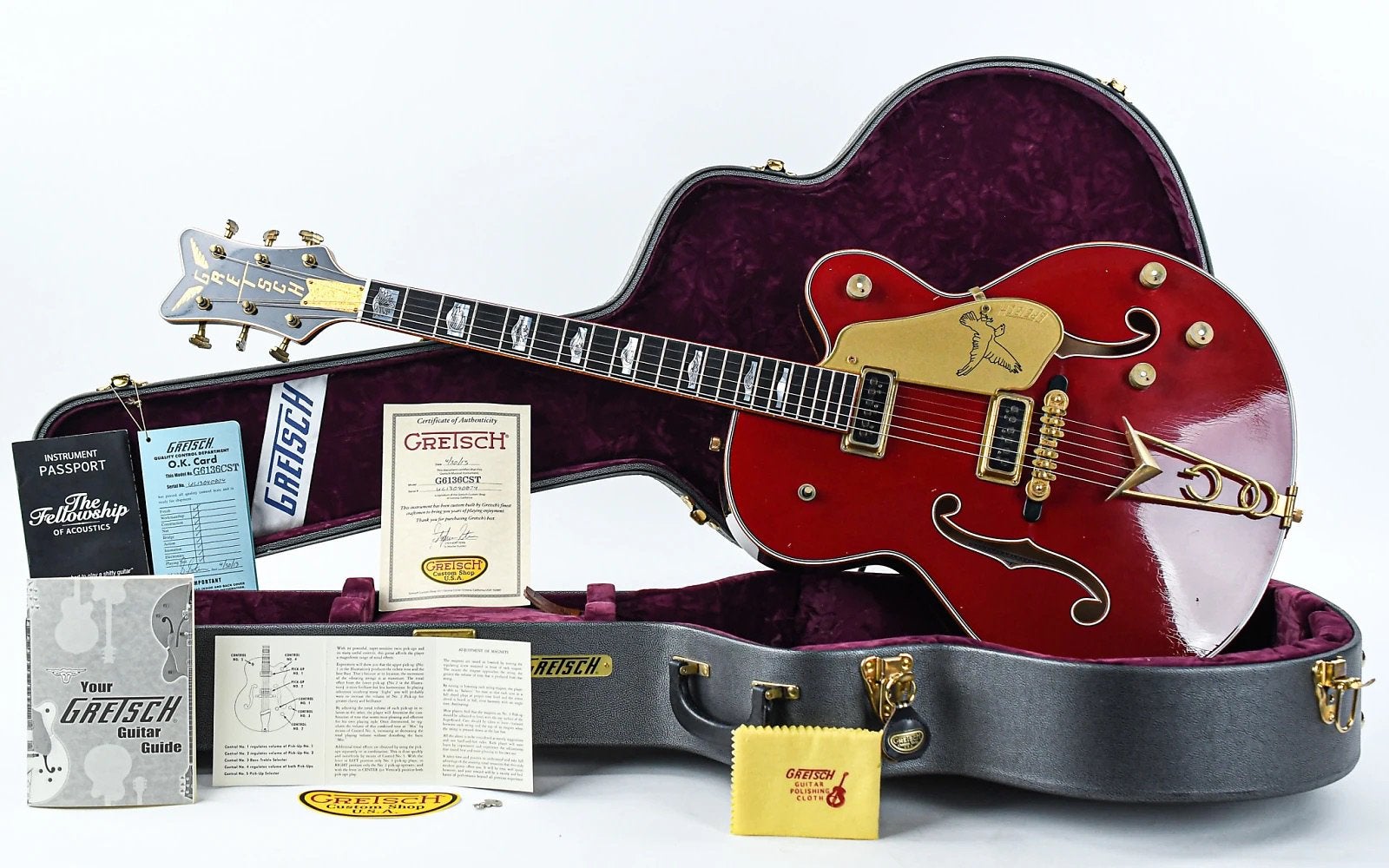 Gretsch custom shop gitaren, Falcon & Roundup, Ophalen of Verzenden, Zo goed als nieuw
