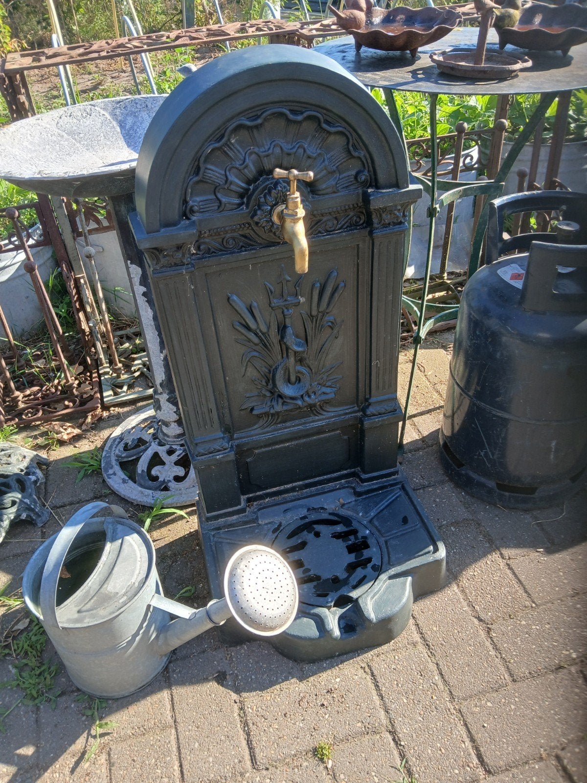 waterornament, Ophalen, Gebruikt, Aluminium