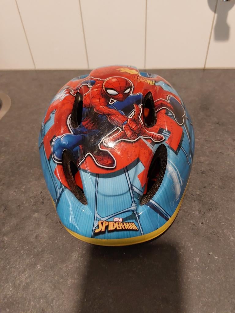 Spiderman Kinderhelm, Gebruikt, Jongen of Meisje, Overige maten, Ophalen of Verzenden