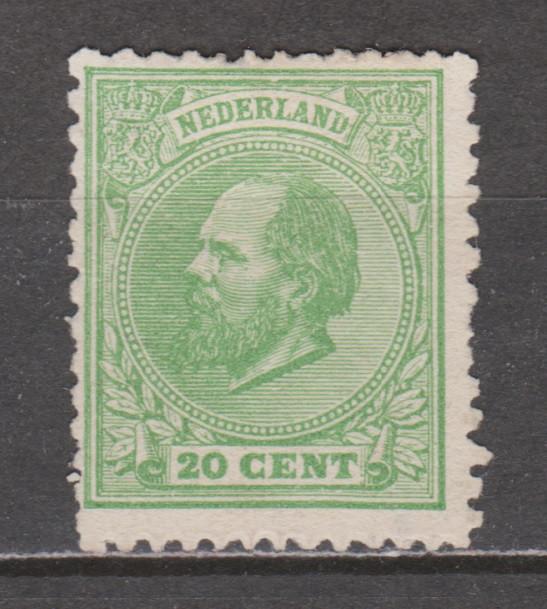 NVPH 24 H ongebruikt Willem III 1872 ; OUD NEDERLAND p/stuk, Ophalen of Verzenden, T/m 1940, Postfris