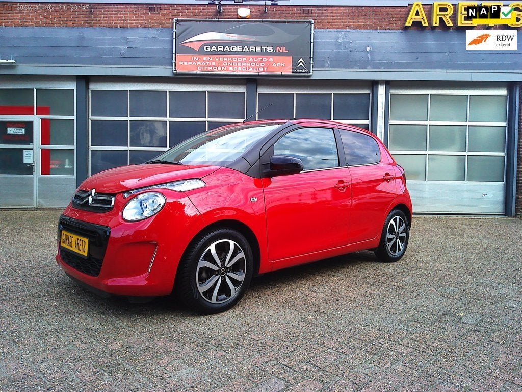 Citroen C1 1.0 VTi Airscape Shine, Voorwielaandrijving, Automatische klimaatregeling, Gebruikt, Euro 6