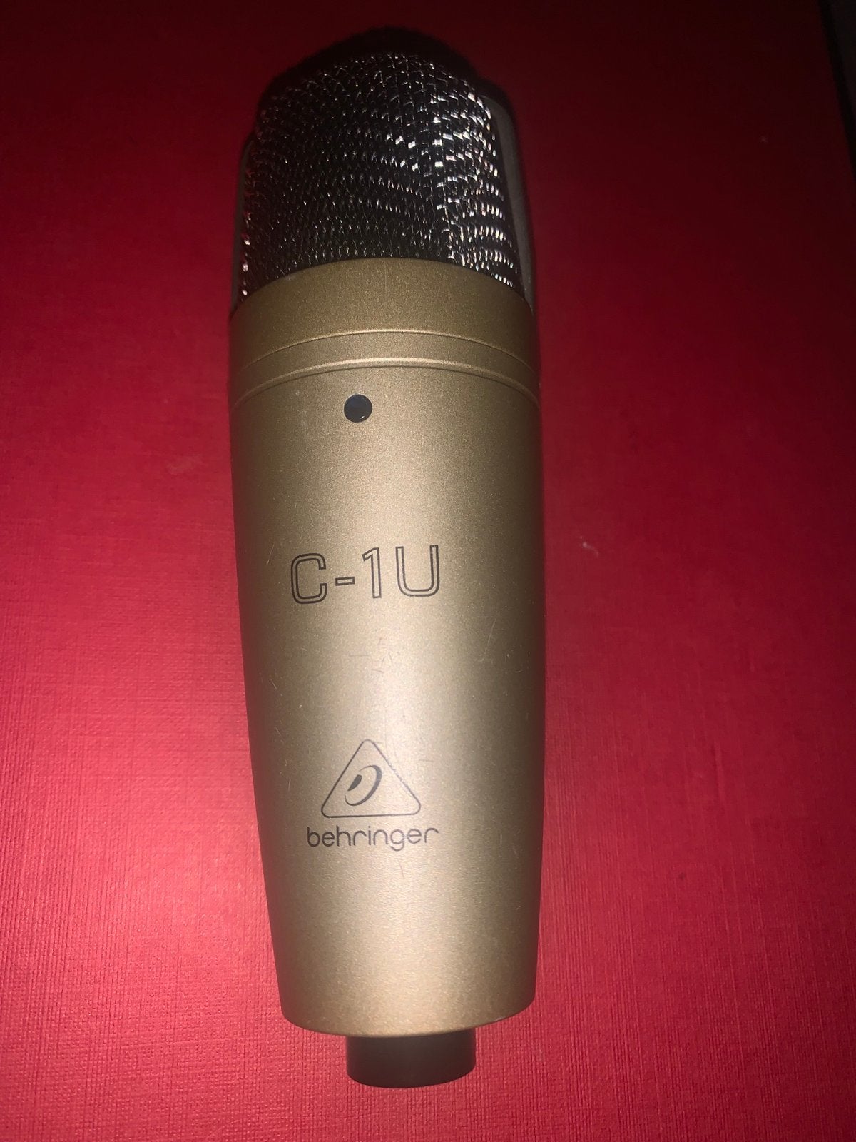 Behringer C-1U Condensator Microfoon, Ophalen of Verzenden, Gebruikt, Studiomicrofoon