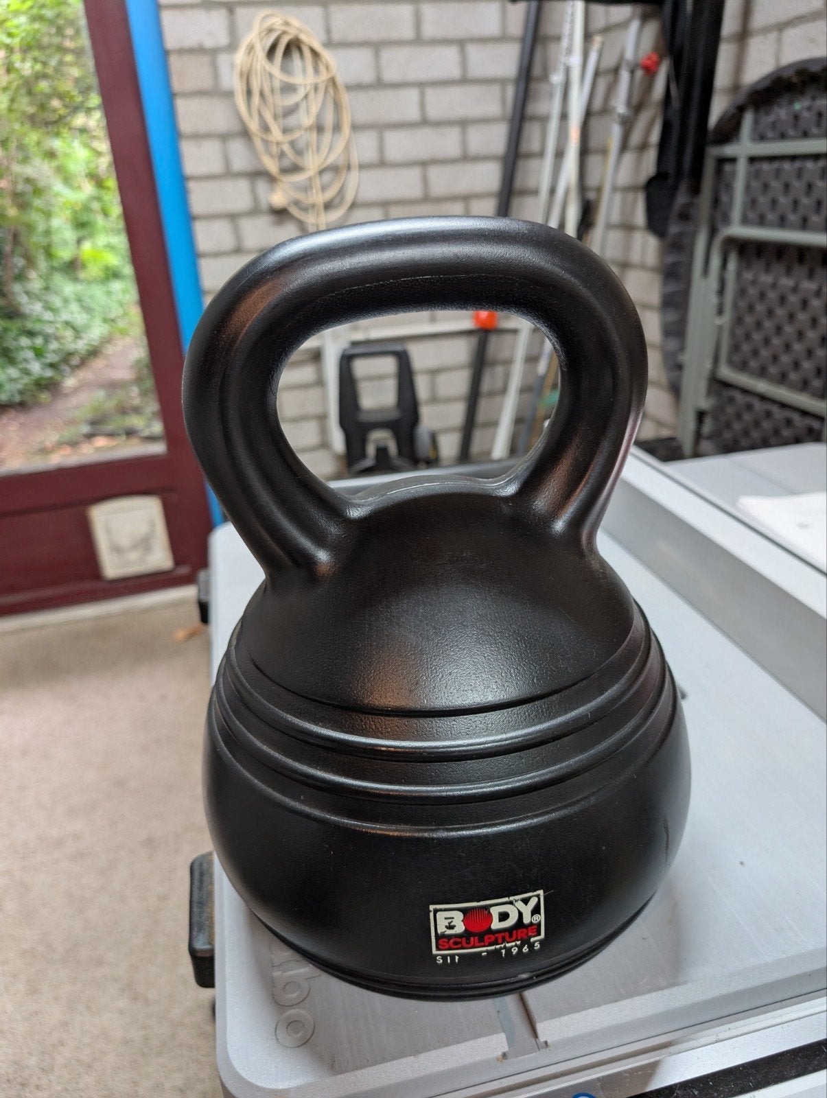 Body Sculpture Kettlebell 16kg, Sport en Fitness, Ophalen, Gebruikt, Benen, Kettlebell