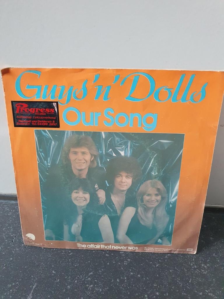 Guys 'n' Dolls - Our Song (Single, 1980), Fotohoes, Ophalen of Verzenden, Gebruikt, Pop